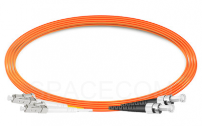 SPACECOM LC/UPC-FC/UPC Multimode dual optical fiber patch cord-2.0mm LSZH