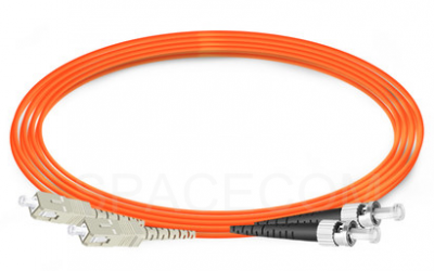 SPACECOM SC/UPC-FC/UPC Multimode dual Optical Fiber Patch Cord-2.0mm LSZH