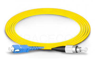 SPACECOM SC/UPC-FC/UPC Single-mode single-fiber Optical Fiber Patch Cord-2.0mm LSZH