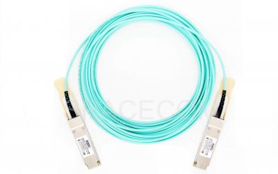 SPACECOM 100Gb/s QSFP28 Active Optical Cable Transceiver