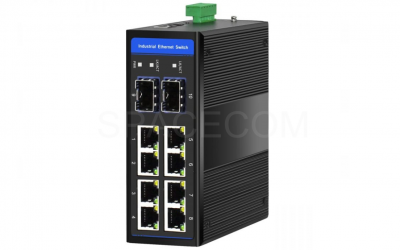 SPACECOM  8×10/100/1000Base-TX + 2×100/1000Base-FX SFP