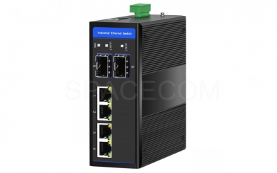 SPACECOM 4×10/100/1000Base-TX + 2×100/1000Base-FX SFP