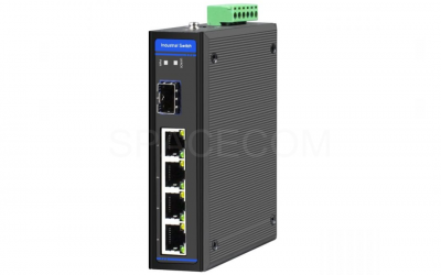 SPACECOM 4×10/100Base-TX + 1x100Base-FX SFP