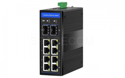 SPACECOM  Industrial Ethernet Switch 8-TX + 2-FX SFP
