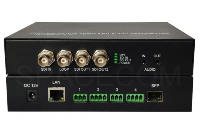 SPACECOM SDI Optical Terminal4 Forward And 1 Bidirectional Audio Channels