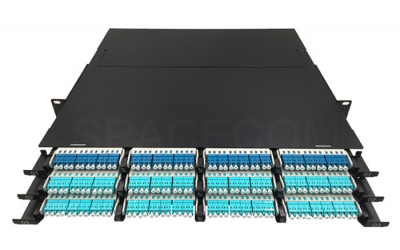 SPACECOM 1U 144-core ultra-high density fiber distribution box