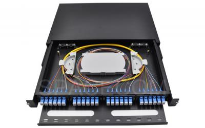 SPACECOM 24-port SC single-mode pull-out optical distribution frame