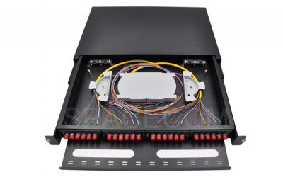 SPACECOM 24 port FC single mode pull-out optical distribution frame